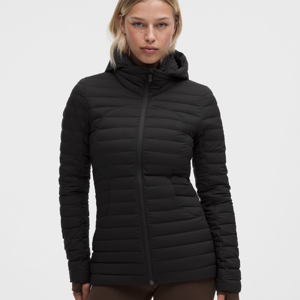 Lululemon Women's Black Hooded Pack It Down Jacket